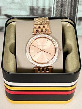 Michael Kors MK3192 Darci Pavé Rose Gold-Tone Watch